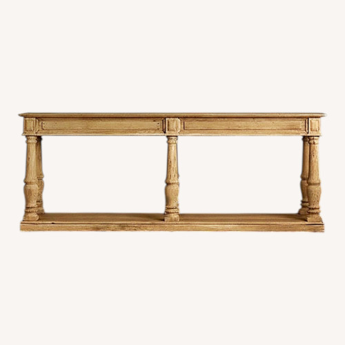Used Restoration Hardware Distressed Rectory Large Console Table for sale on AptDeco