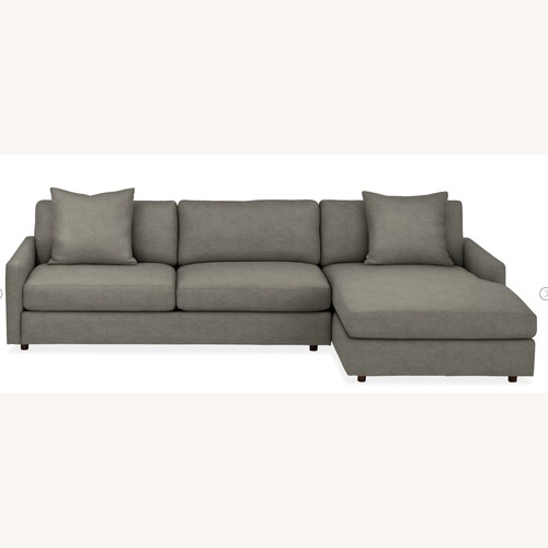 Used Room & Board Deep Linger Sectional with Chaise for sale on AptDeco