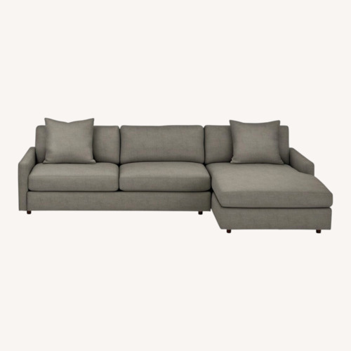 Used Room & Board Deep Linger Sectional with Chaise for sale on AptDeco