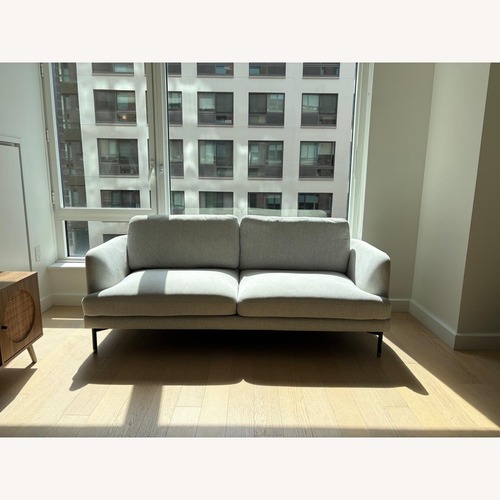 Used Castlery Pebble Loveseat 73" sofa Ivory White for sale on AptDeco