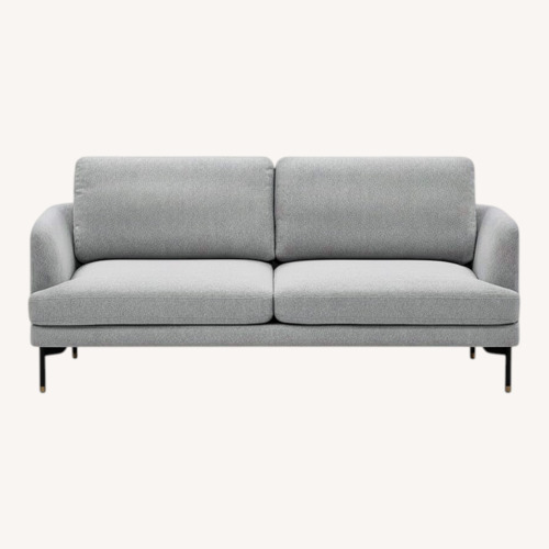 Used Castlery Pebble Loveseat 73" sofa Ivory White for sale on AptDeco