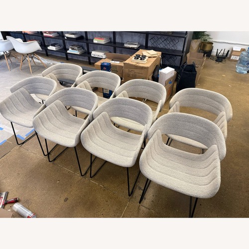 Used Blu Dot Light Gray Fabric Dining Chair for sale on AptDeco