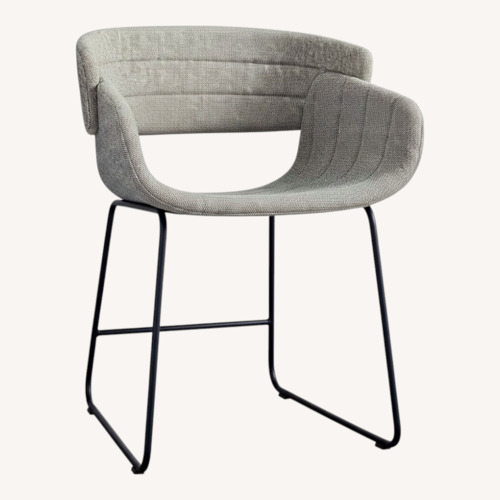 Used Blu Dot Light Gray Fabric Dining Chair - Set of 8 for sale on AptDeco