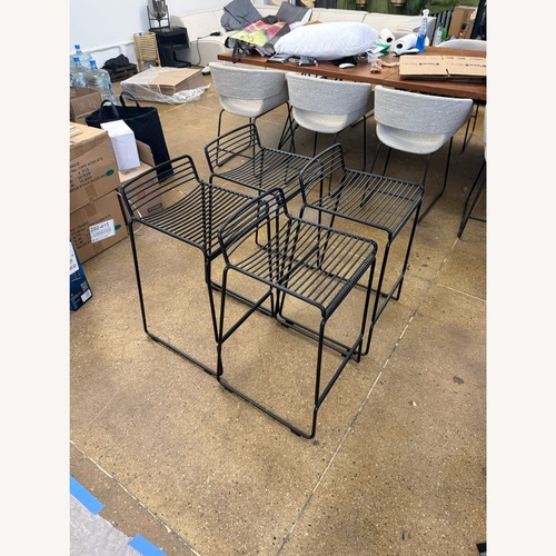 Used Black Metal Stool for sale on AptDeco