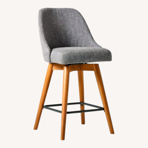 Used West Elm Mid-Century Upholstered Counter Stool for sale on AptDeco