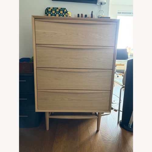 Used Article Lenia White Oak Dresser for sale on AptDeco