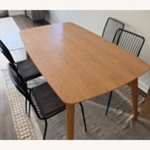 Used Christopher Knight Home Natural Oak Dining Table for sale on AptDeco