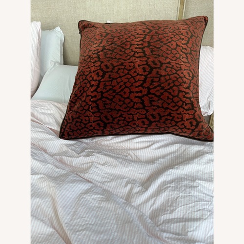 Used Oka Velvet Pillow with Down Insert for sale on AptDeco