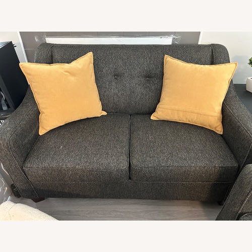 Used Bob's Discount Furniture Dark Gray 2 Seater Sofas for sale on AptDeco