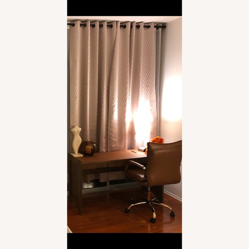 Used CB2 Dark Brown Wood Desk for sale on AptDeco