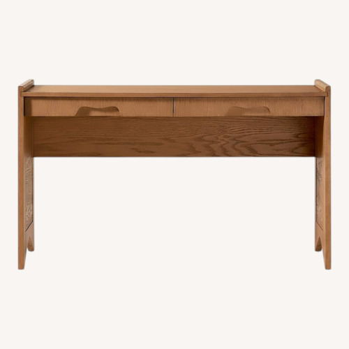 Used CB2 Dark Brown Wood Desk for sale on AptDeco