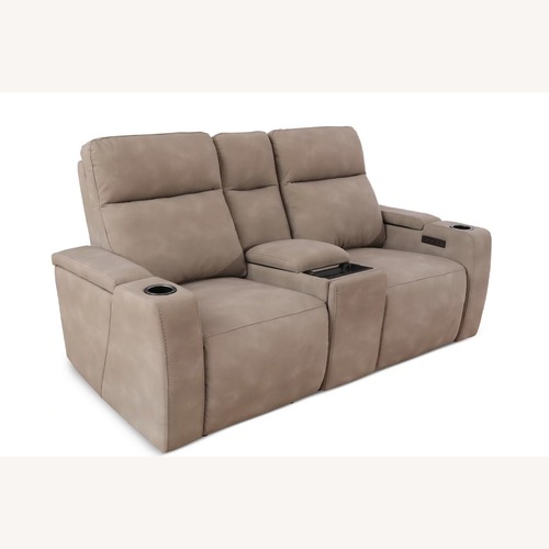 Used Macy's Light Gray Fabric 2 Seater Sofa for sale on AptDeco