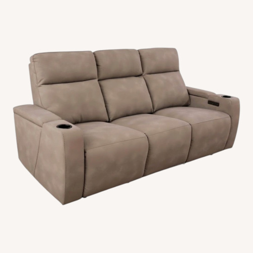 Used Macy's Light Gray Fabric 3+ Seater Sofa for sale on AptDeco
