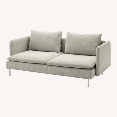 Used IKEA SODERHAMN Light Gray Fabric 2 Piece Sectional for sale on AptDeco