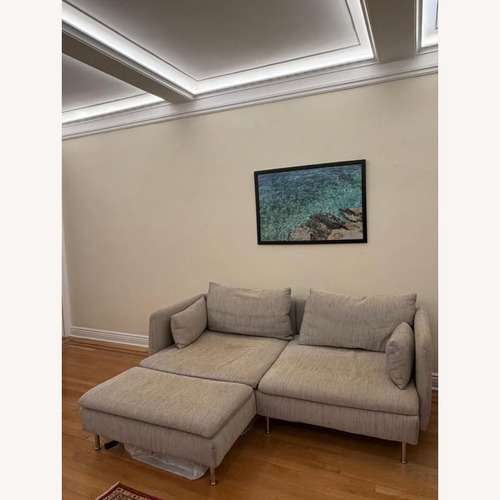 Used IKEA SODERHAMN Light Gray Fabric 2 Piece Sectional for sale on AptDeco