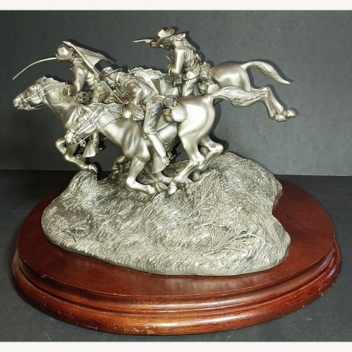 Used Chilmark Pewter Charge of the 7th Calvary for sale on AptDeco