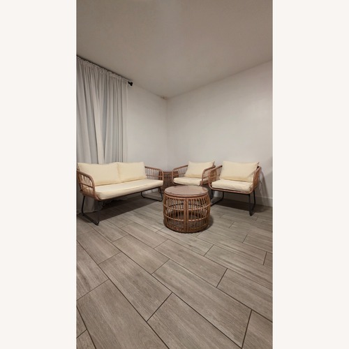 Used Safavieh Outdoor Leyla Patio Set for sale on AptDeco