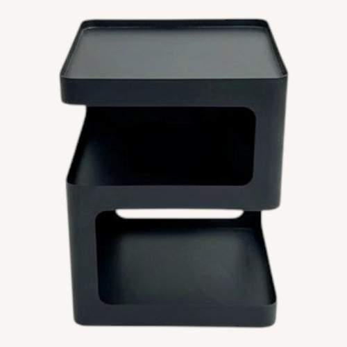 Used Vintage/Antique Finds Black Metal Side Table for sale on AptDeco