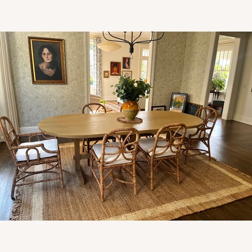 Used McGee and Co Giselle Oval Dining Table for sale on AptDeco