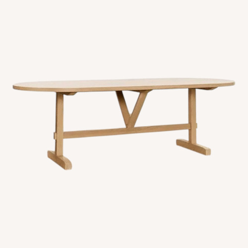 Used McGee and Co Giselle Oval Dining Table for sale on AptDeco