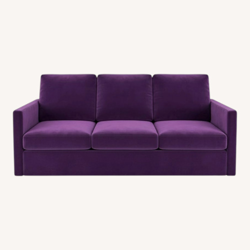Used Jensen-Lewis Queen Sleeper Sofa – Deep Purple for sale on AptDeco
