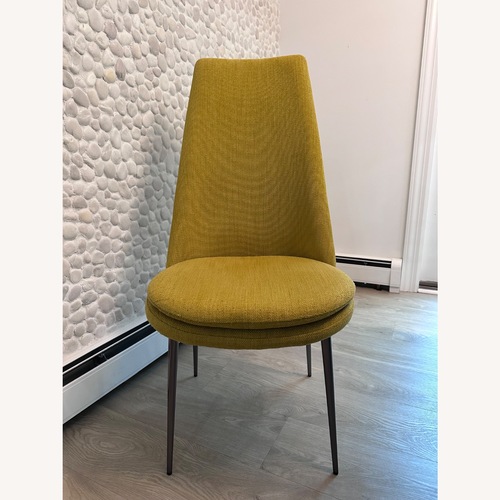 Used West Elm Finley High Back Dining Chair, Dark Horseradish for sale on AptDeco
