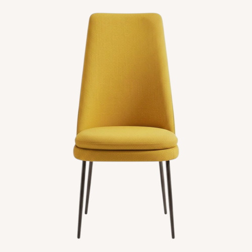 Used West Elm Finley High Back Dining Chair, Dark Horseradish for sale on AptDeco