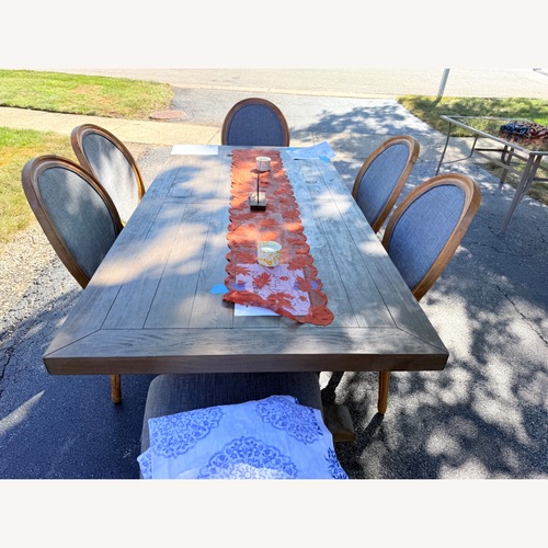 Used Wayfair Kinston Wood Dining Table for sale on AptDeco