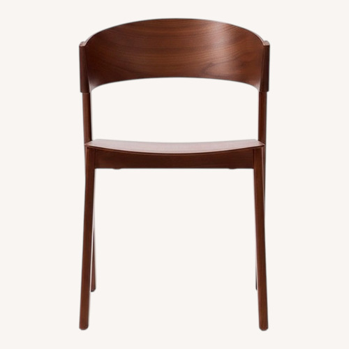 Used Dark Brown Wood Dining Chair for sale on AptDeco
