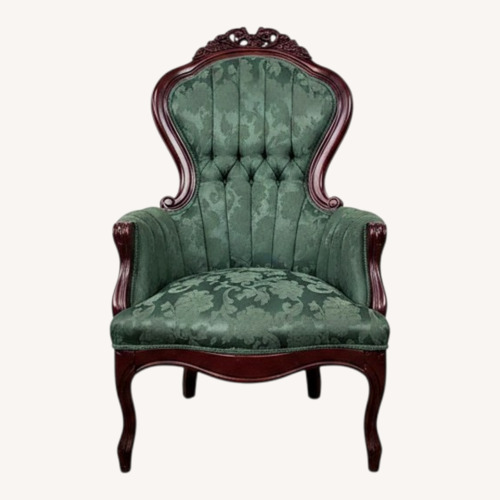 Used Vintage/Antique Finds Green Accent Chair for sale on AptDeco