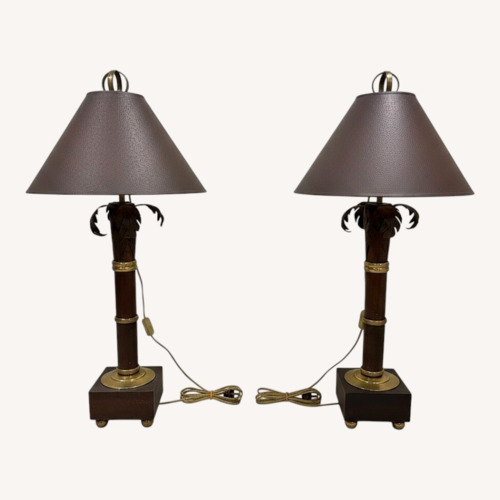 Used Vintage Lamps Brass & Wood Lamps for sale on AptDeco