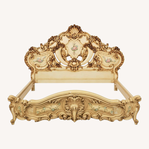 Used Gold Headboard for sale on AptDeco