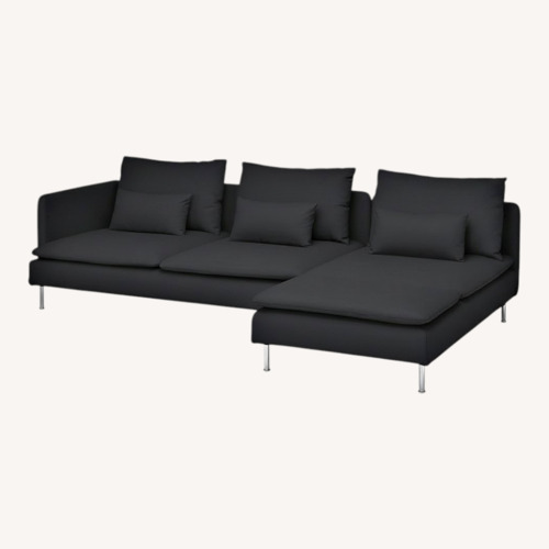 Used IKEA Soderhamm Blue Fabric 3+ Piece Sectional for sale on AptDeco
