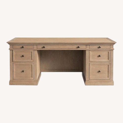 Used Pottery Barn Livigston Executive Desk for sale on AptDeco