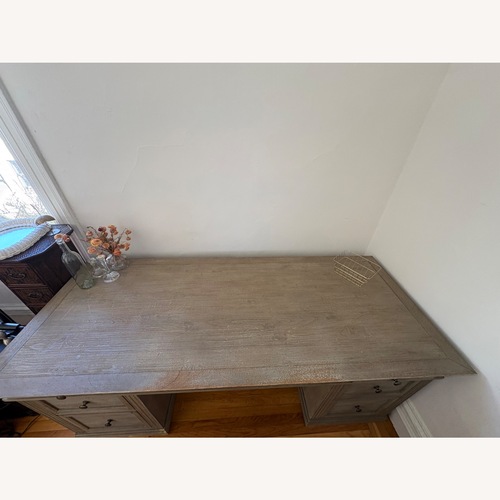Used Pottery Barn Livigston Executive Desk for sale on AptDeco