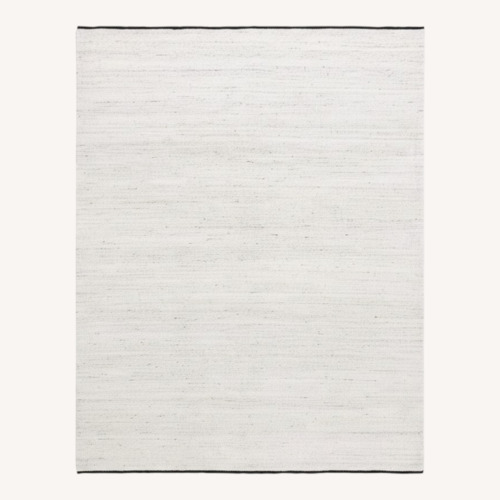 Used CB2 Henry White Wool Area Rug 8' x 10' for sale on AptDeco