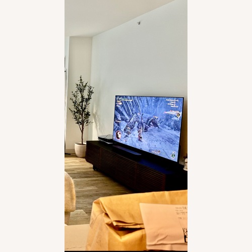 Used West Elm Dark Bryce Media Console (80") for sale on AptDeco
