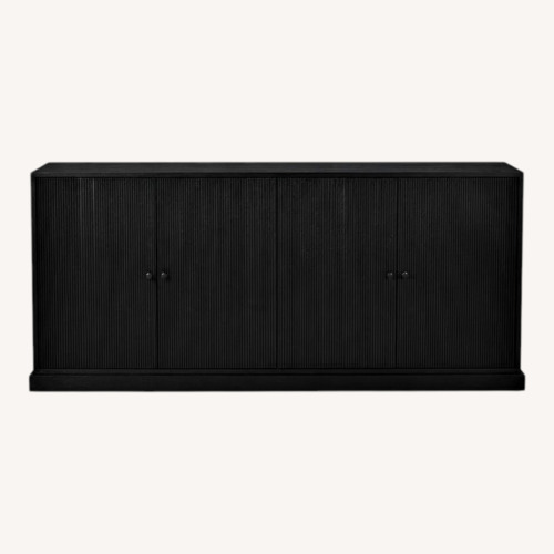 Used Restoration Hardware Genevieve 96" Reeded Sideboard — Black Oak for sale on AptDeco