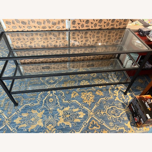 Used Pottery Barn Tanner Media Table for sale on AptDeco