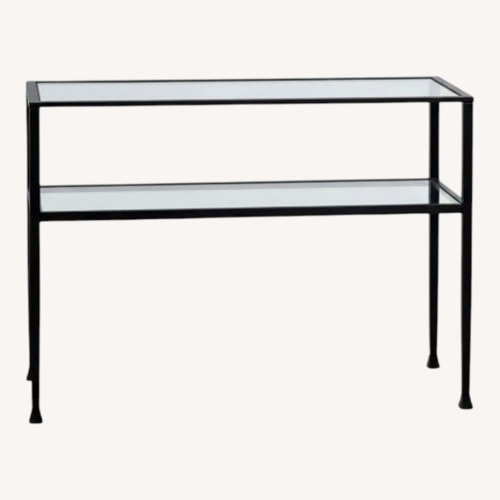 Used Pottery Barn Tanner Media Table for sale on AptDeco