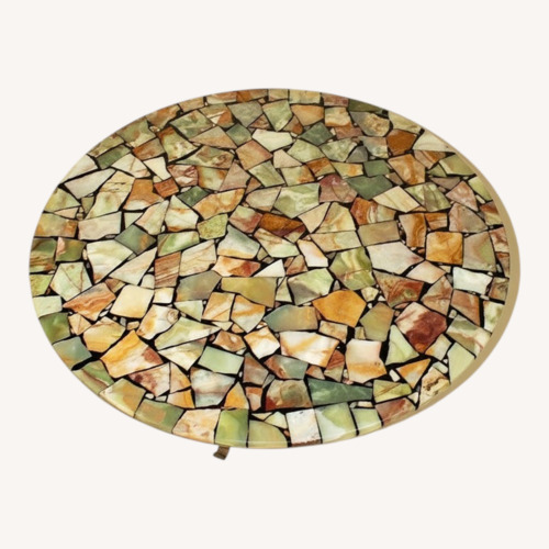 Used Vintage Onyx Inlay Coffee Table for sale on AptDeco