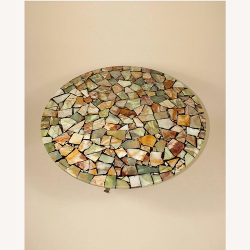 Used Vintage Onyx Inlay Coffee Table for sale on AptDeco