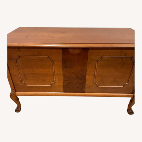 Used Light Brown Wood Chest for sale on AptDeco