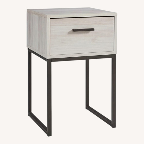Used Ashley Furniture Light Brown Wood Nightstands for sale on AptDeco