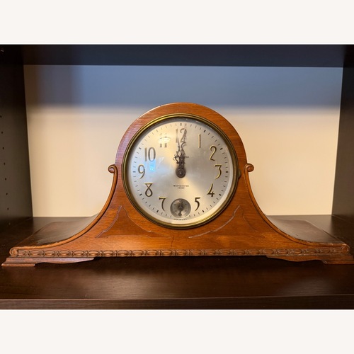 Used Vintage/Antique Dark Brown Wood Décor for sale on AptDeco
