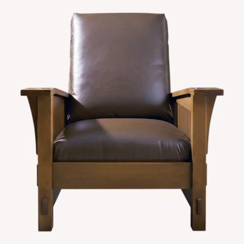 Used Stickley Brothers Furniture Light Brown Armchair for sale on AptDeco