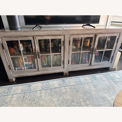 Used Ethan Allen Ming Media Cabinet  for sale on AptDeco