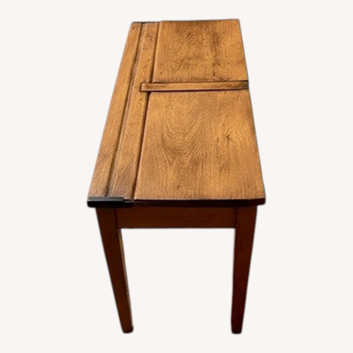 Used Vintage/Antique Light Brown Wood Side Table for sale on AptDeco