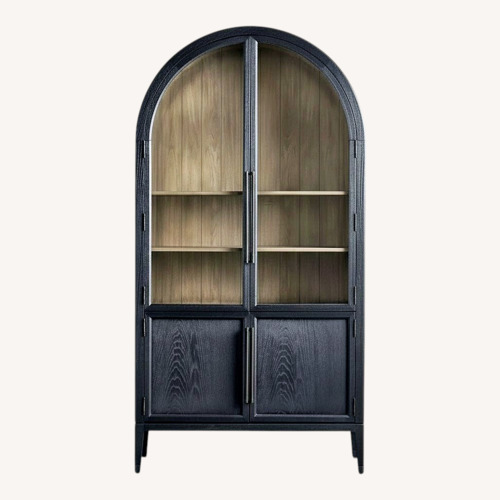 Used Arhaus Hattie Glass Cabinet for sale on AptDeco