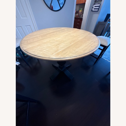 Used Ethan Allen Cooper Dining Table- in Rye High Top for sale on AptDeco